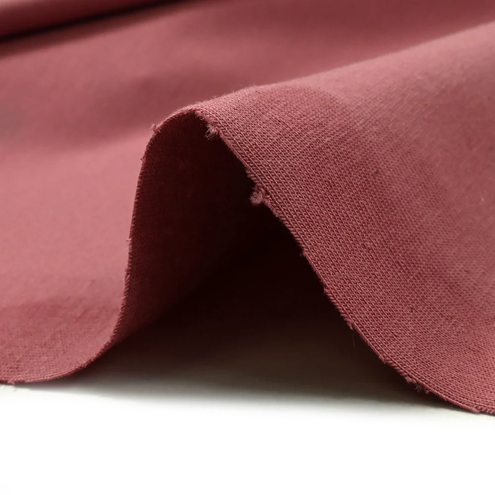 Jersey coton Bio bois de rose - Image 5