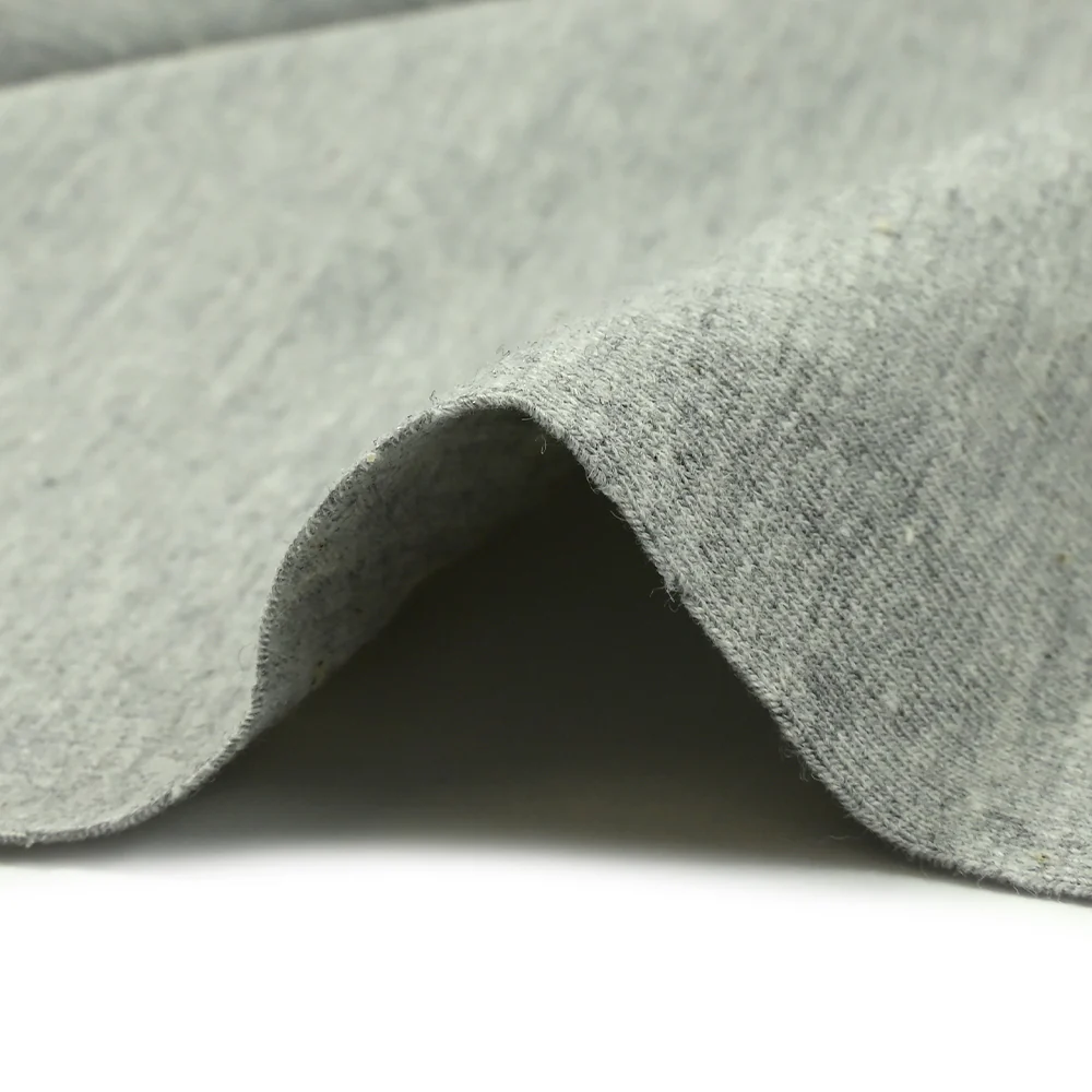 Jersey coton Bio gris chiné - Image 5
