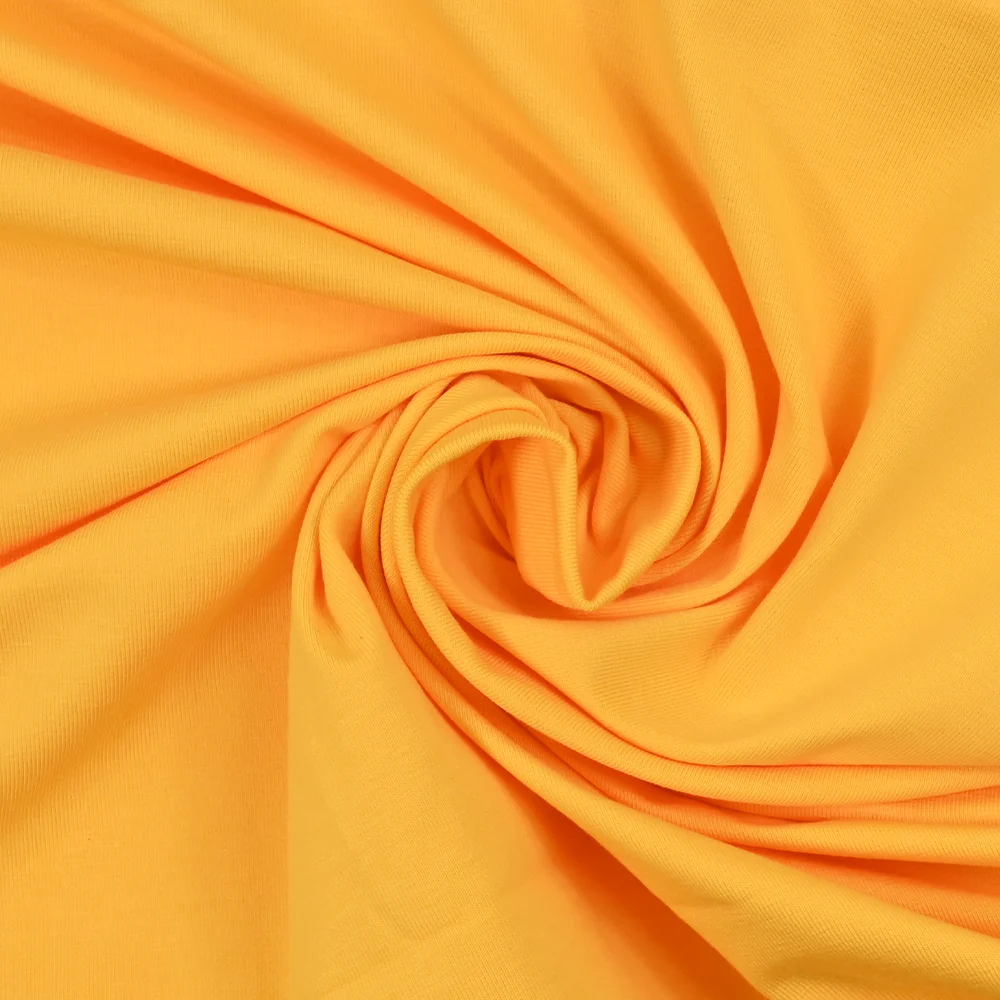 Jersey coton Bio jaune - Image 2
