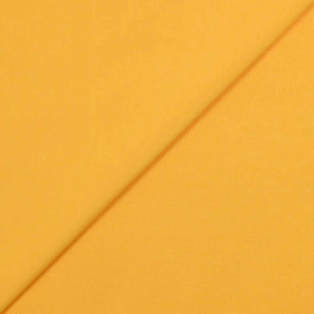 Jersey coton Bio jaune - Image 3