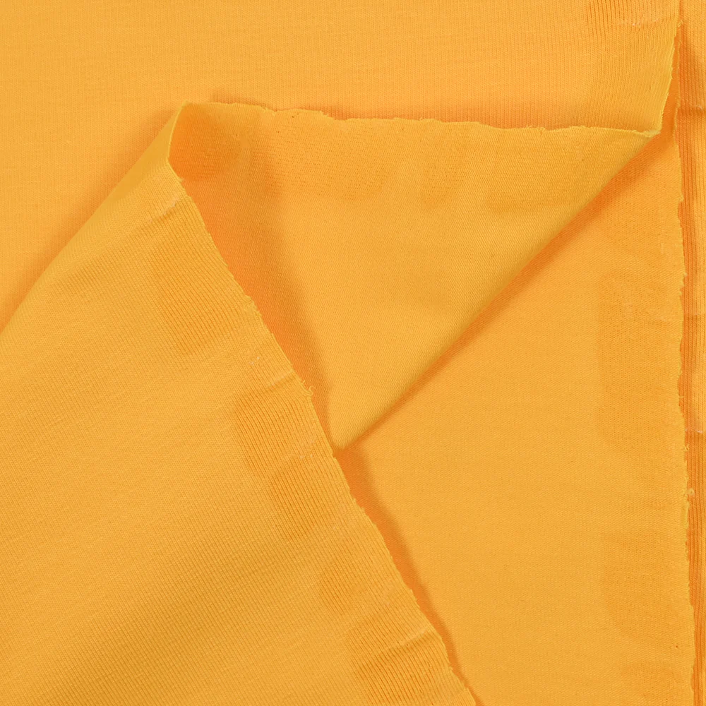Jersey coton Bio jaune - Image 4