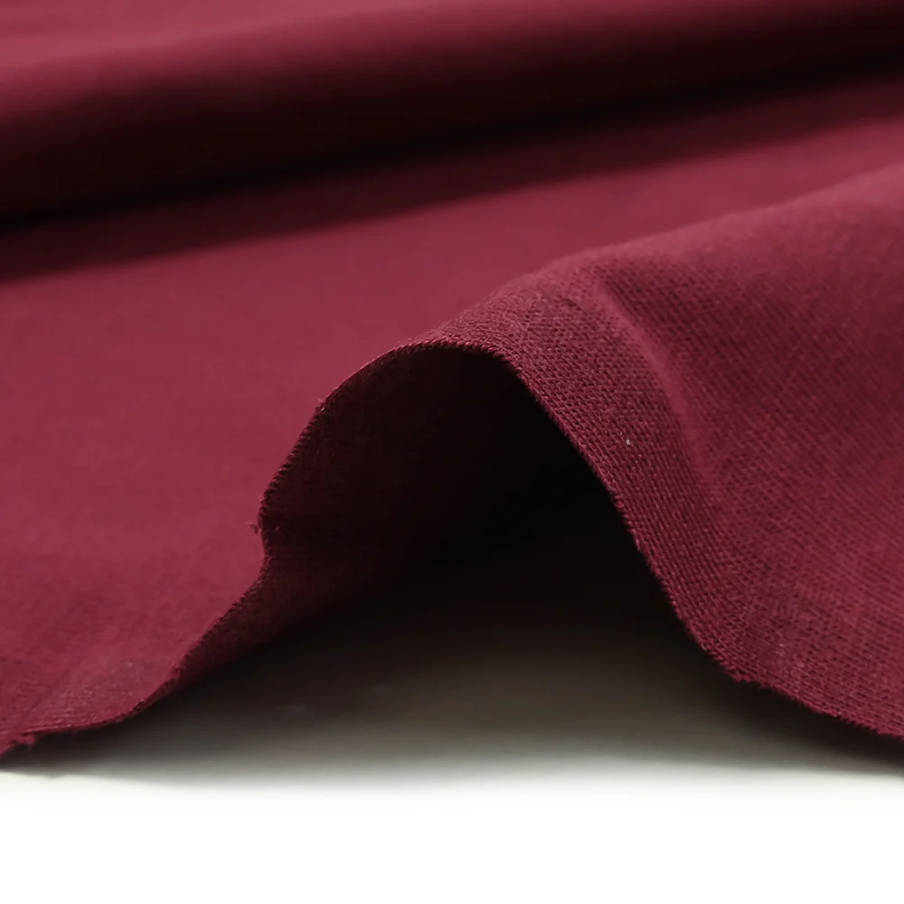 Jersey coton Bio lie de vin - Image 5