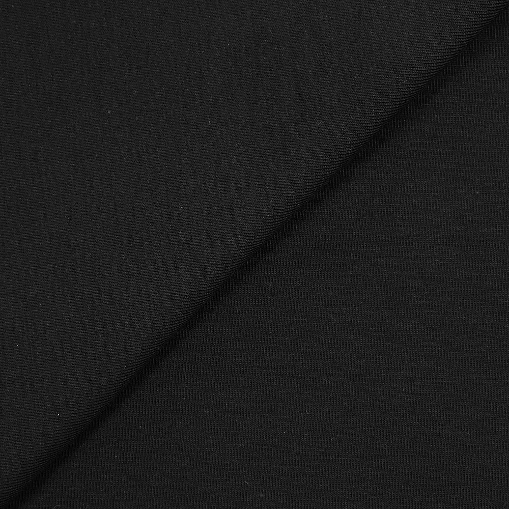Jersey coton Bio noir