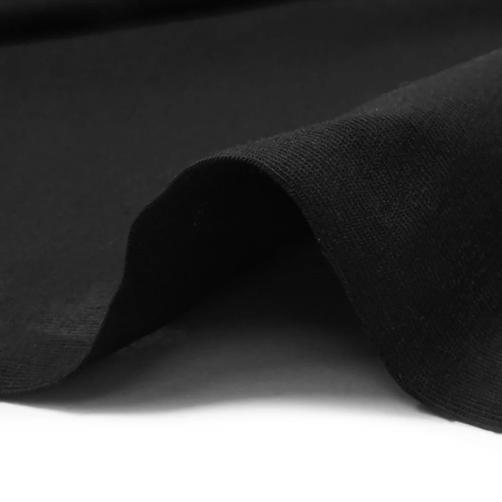 Jersey coton Bio noir - Image 5