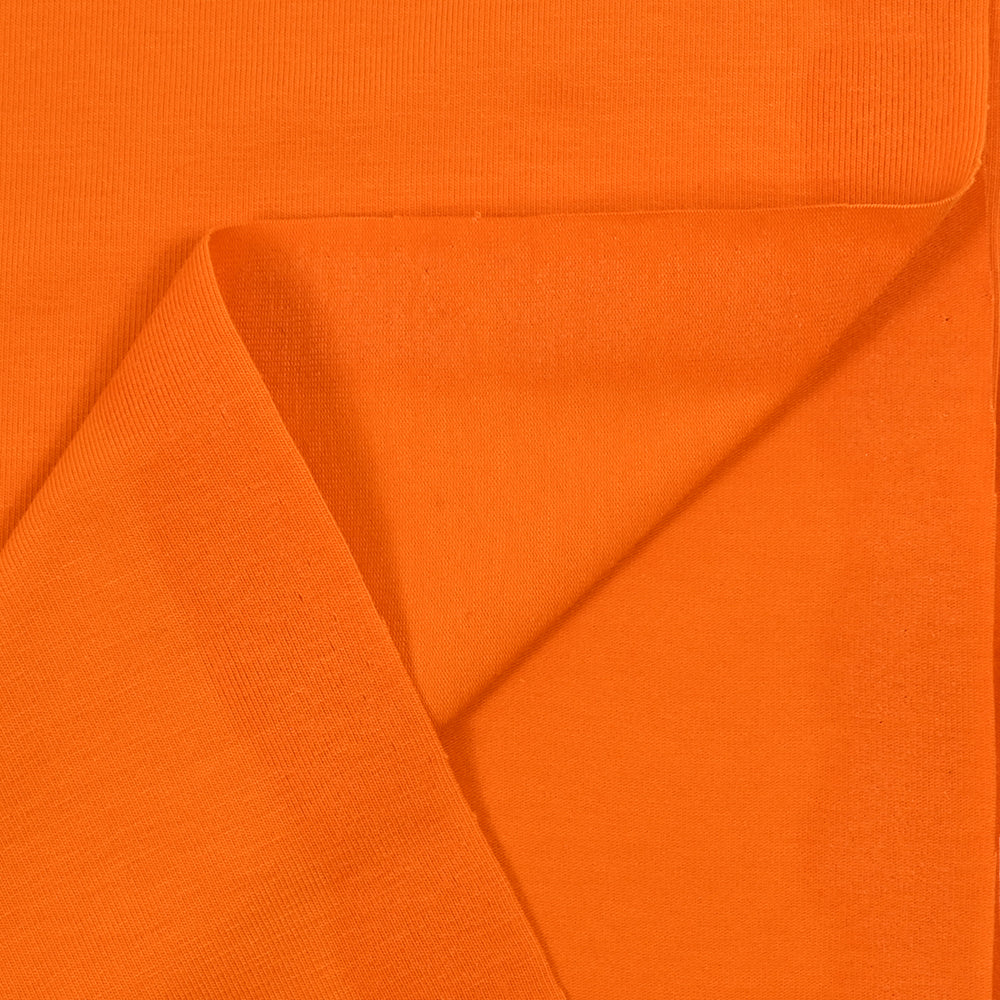 Jersey coton Bio orange - Image 4