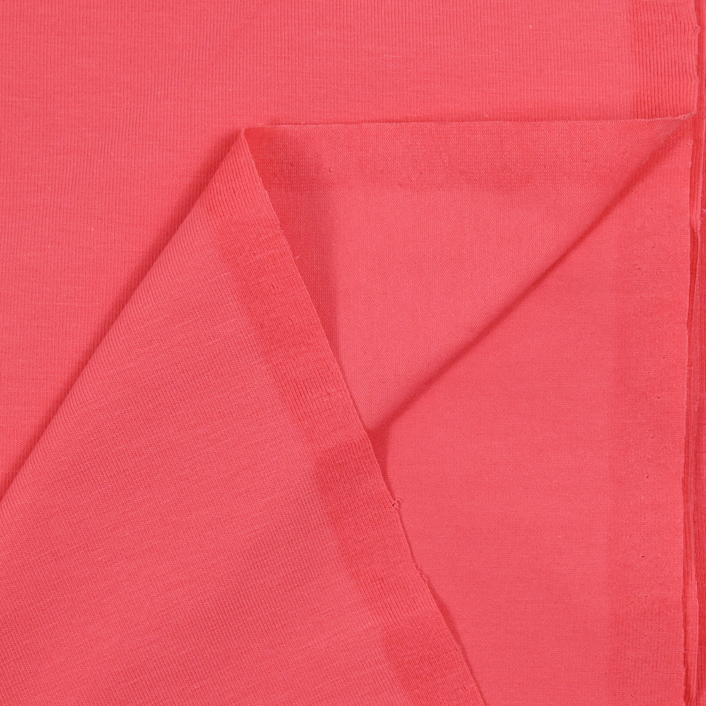 Jersey coton Bio rose corail - Image 4