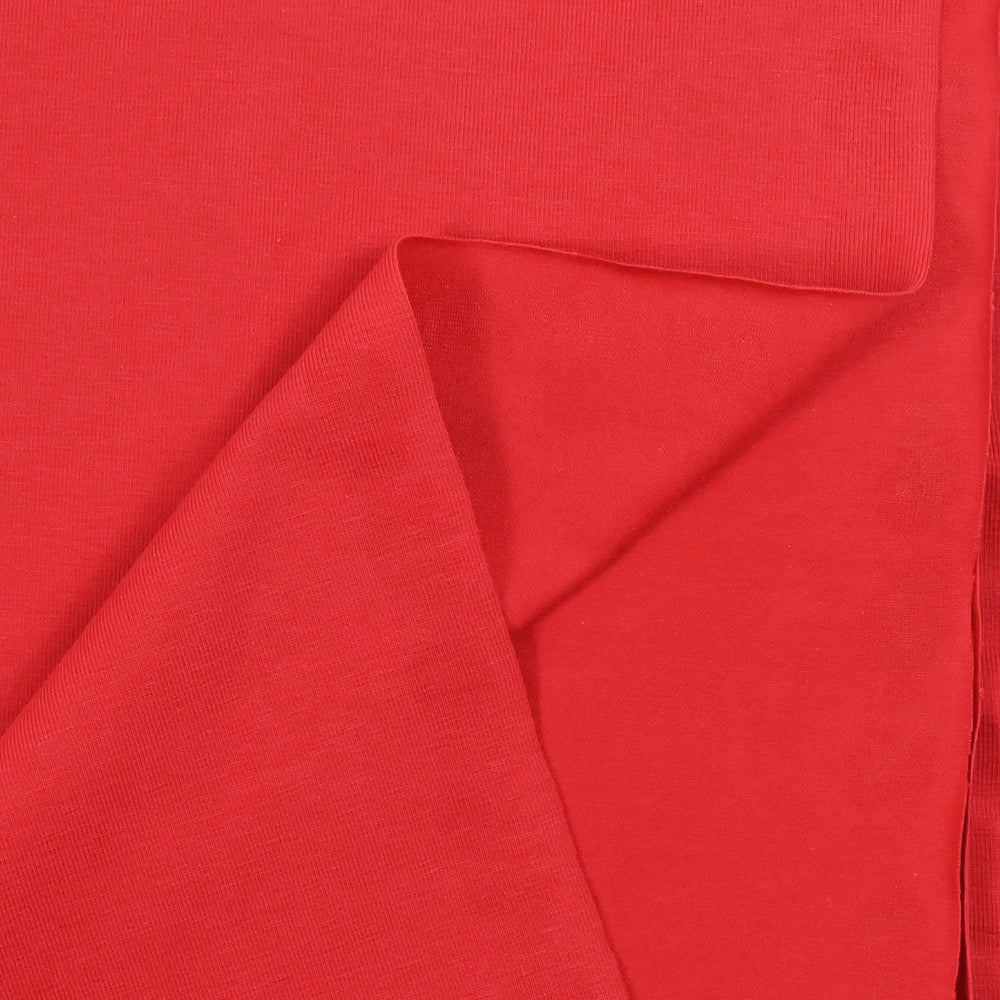 Jersey coton Bio rouge - Image 4