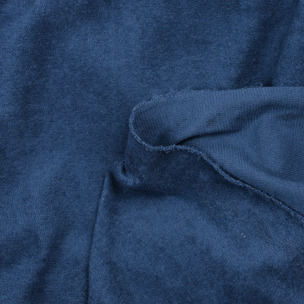 Jersey de coton éponge fin bleu - Image 3