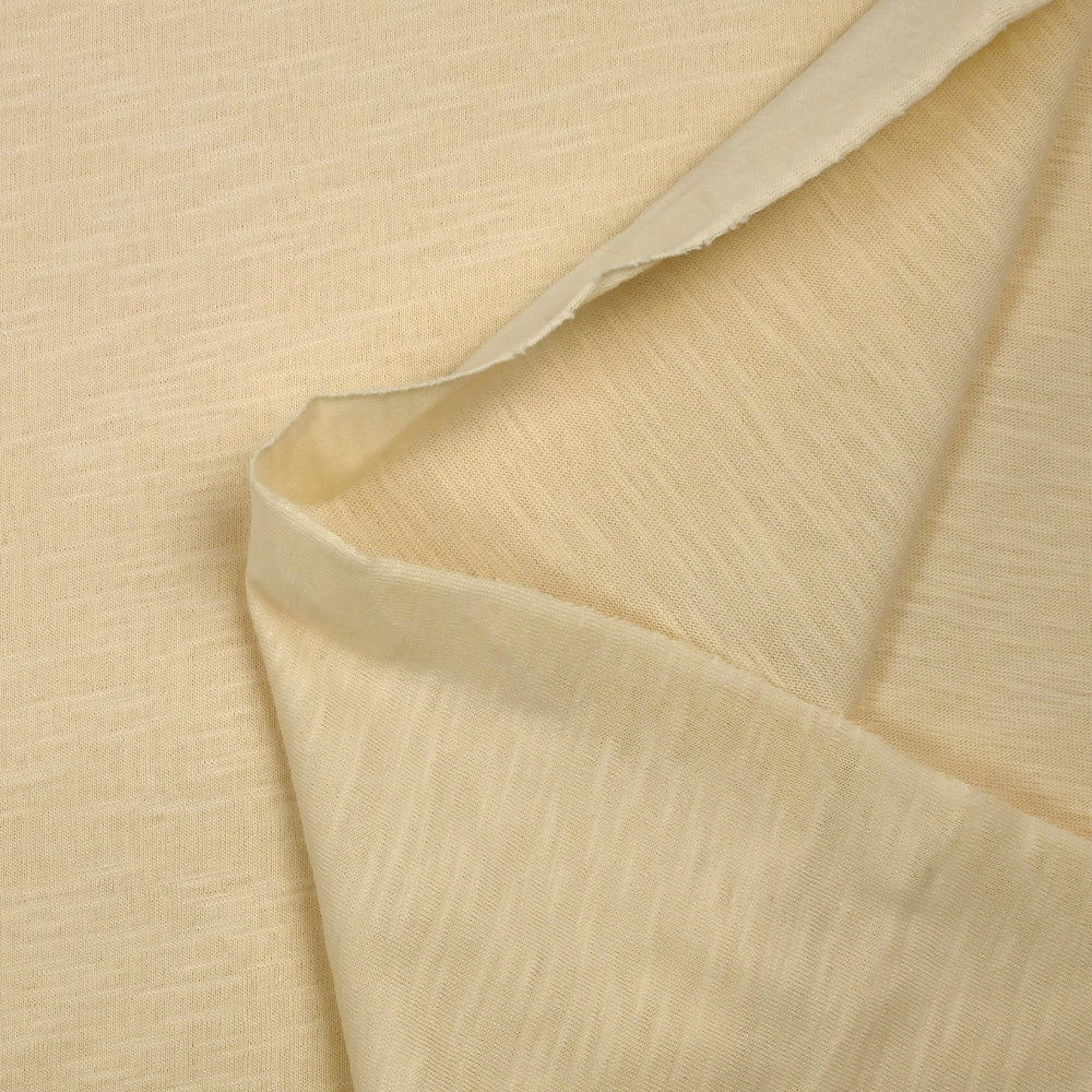 Jersey de coton flammé écru - Image 3
