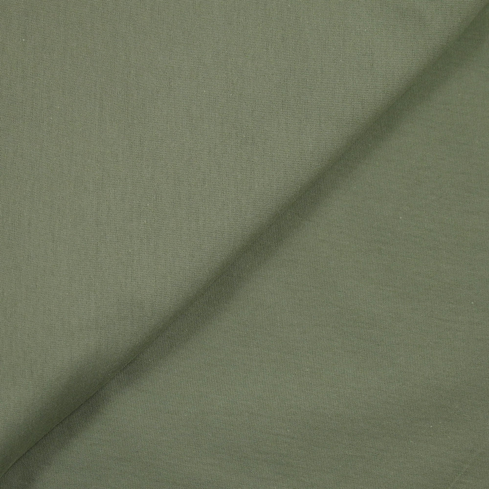 Jersey de coton vert olive