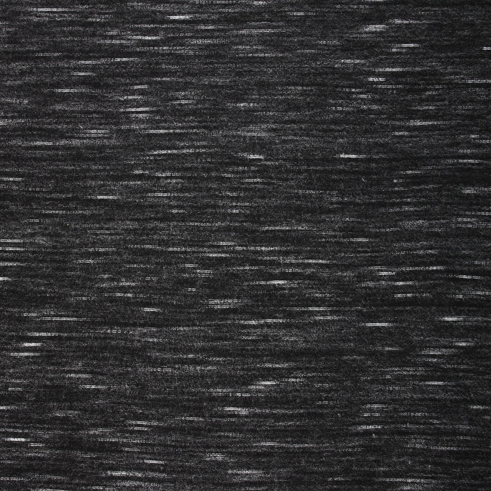 Jersey de polyester flammé blanc fond gris anthracite - Image 4