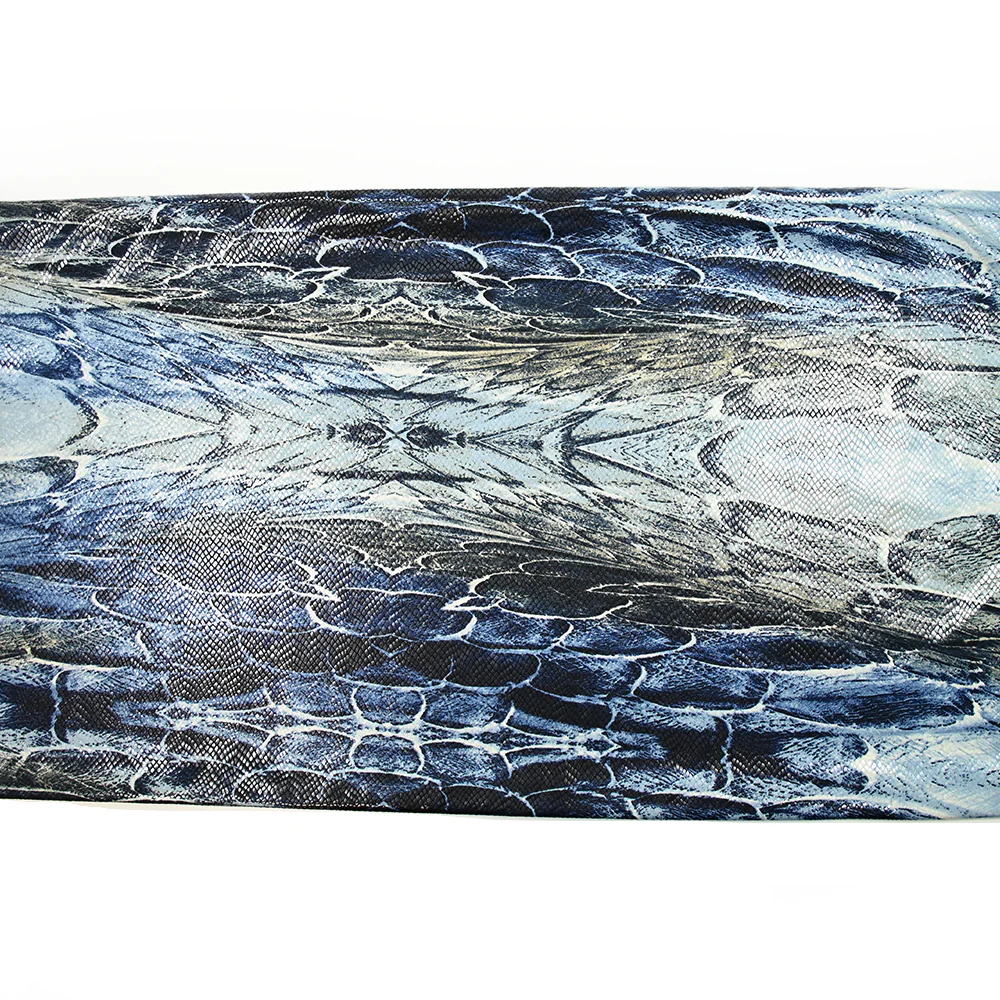 Jersey de polyester python fond marine - Image 4