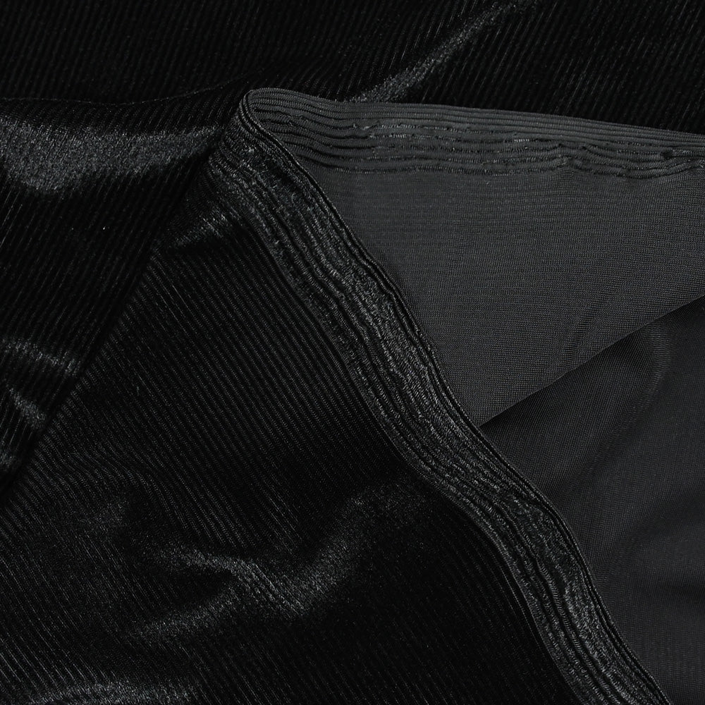 Jersey de velours côtelé noir - Image 3
