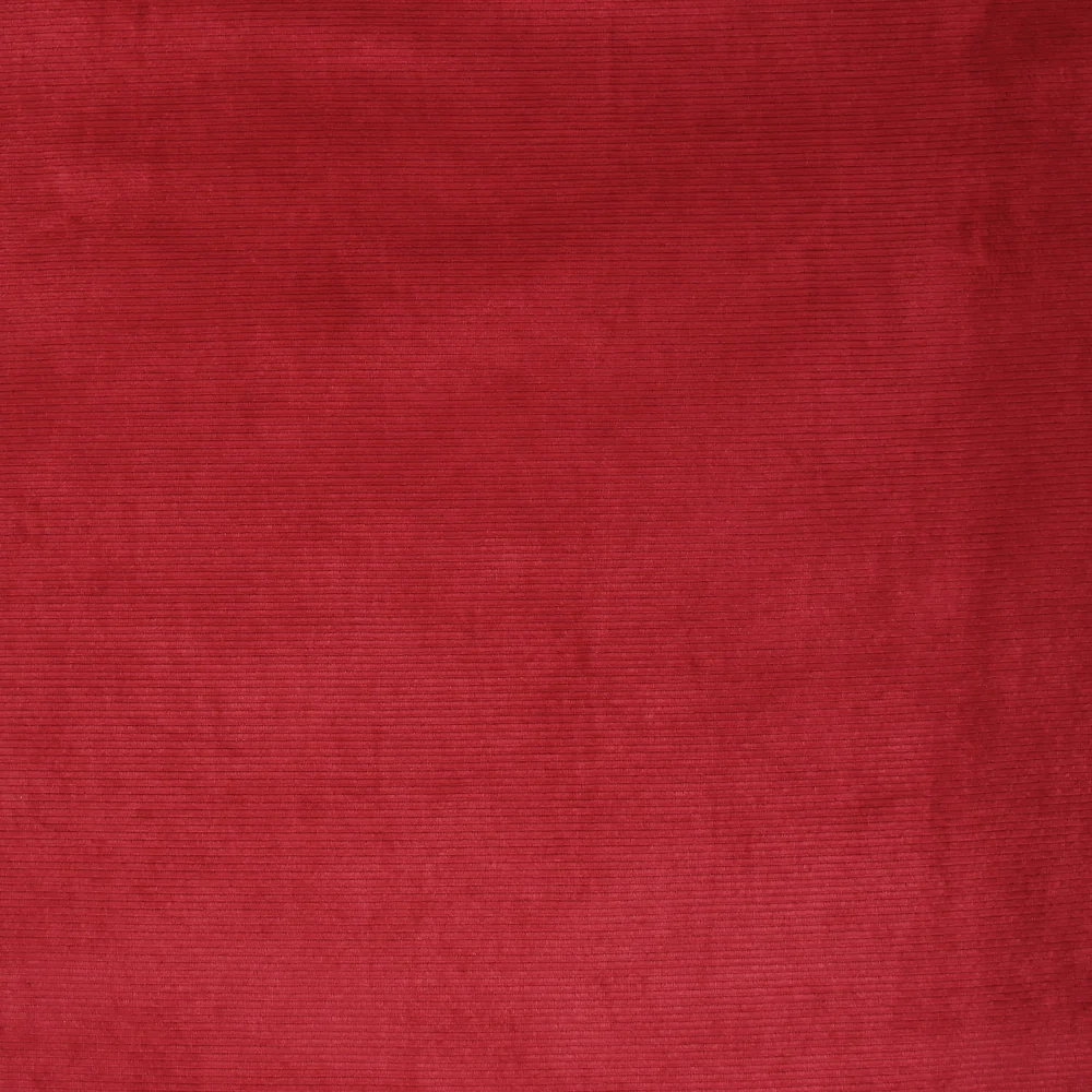 Jersey de velours côtelé tout doux rouge fraise - Image 5
