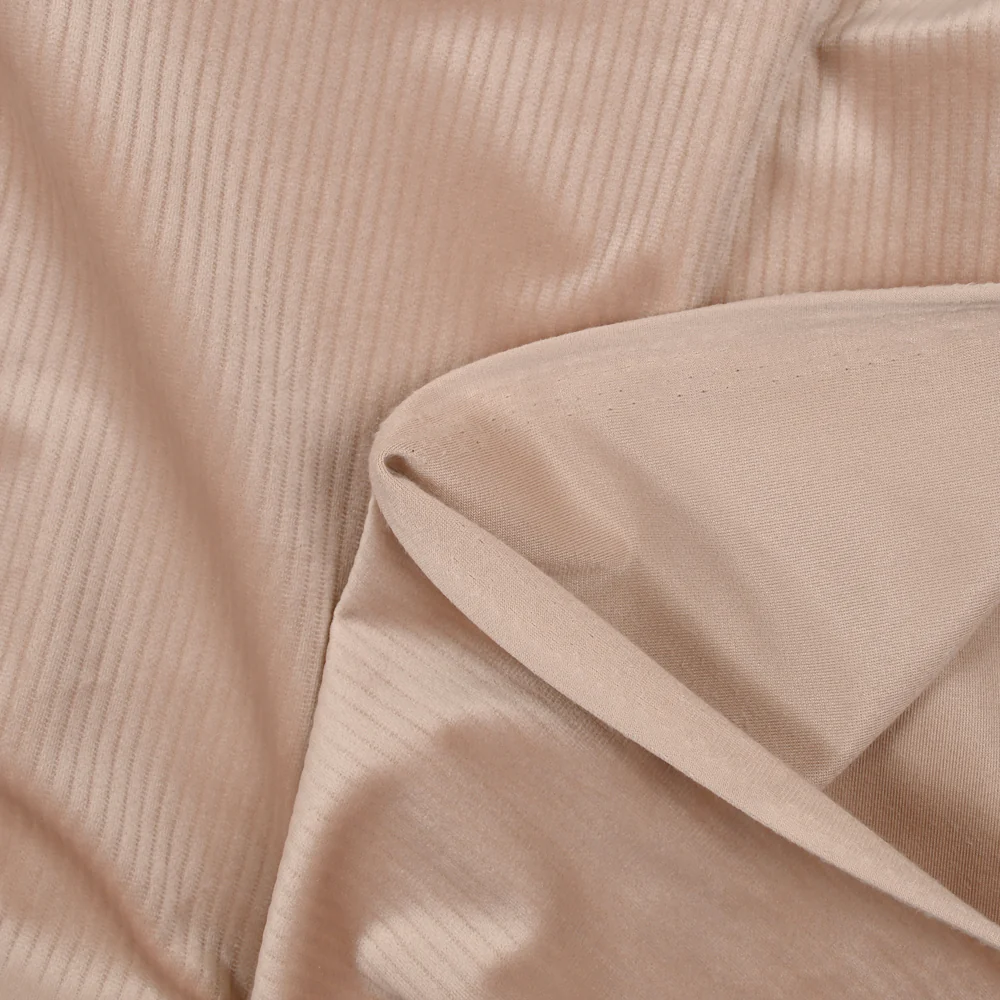 Jersey de velours côtelé vieux rose - Image 3