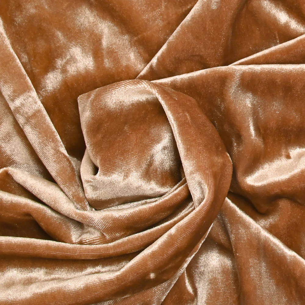 Jersey de velours ras mordoré - Image 2