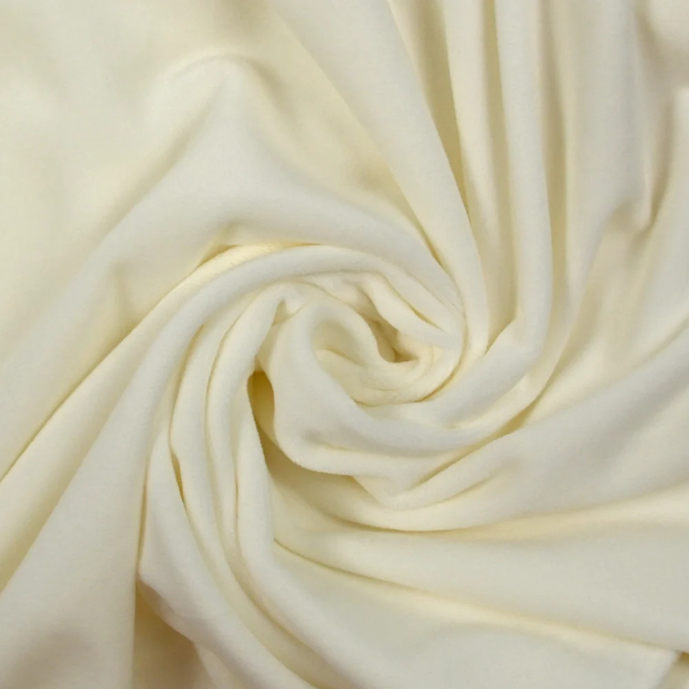Jersey de velours tout doux blanc cassé - Image 2
