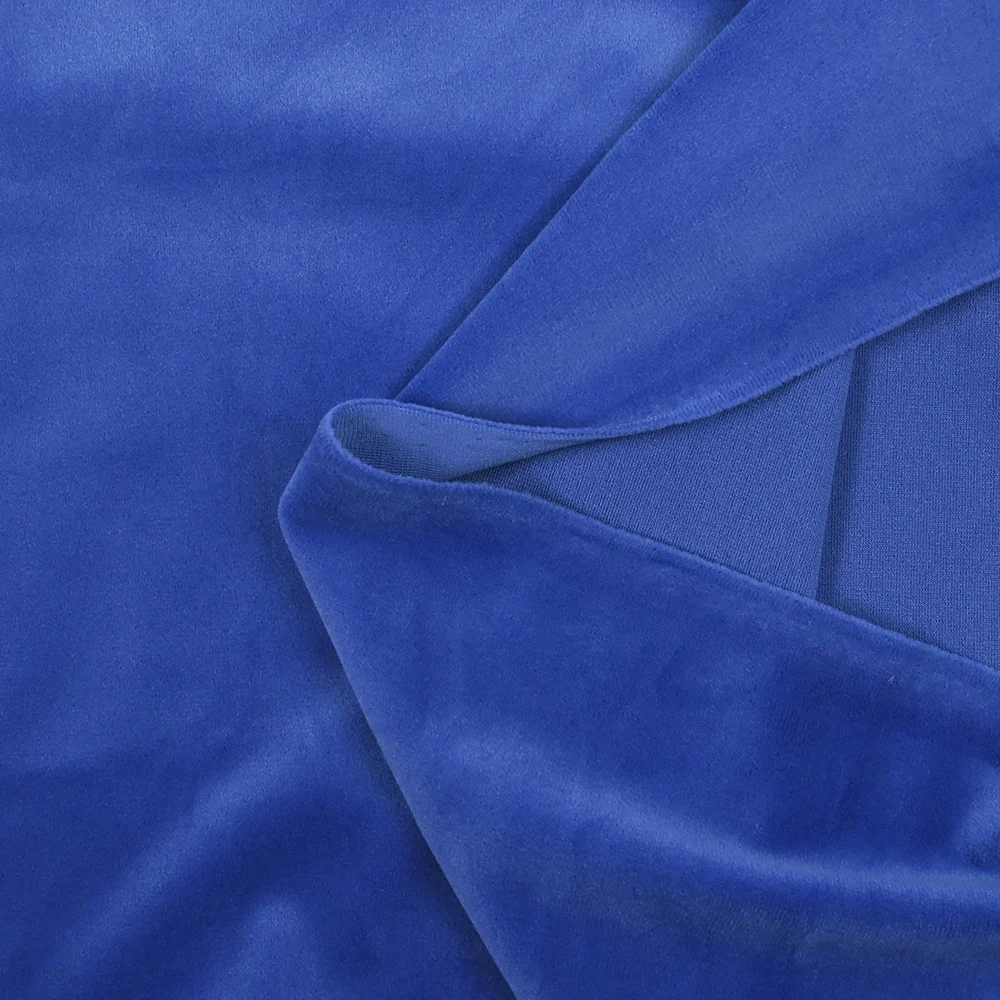 Jersey de velours tout doux bleu roi - Image 4