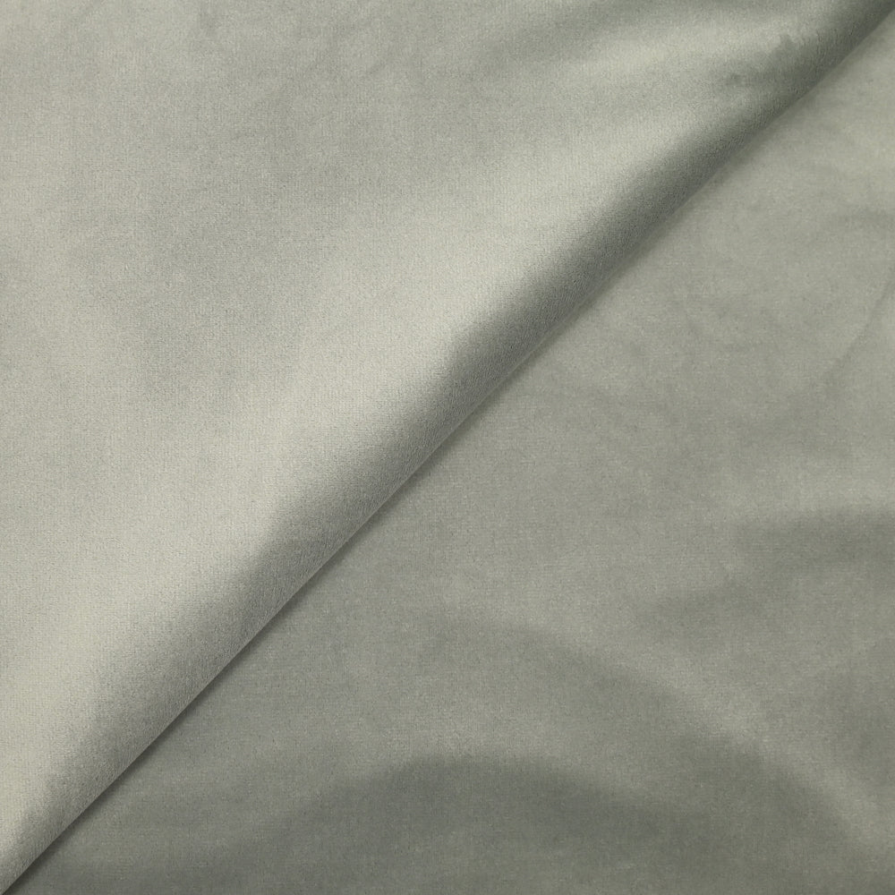 Jersey de velours tout doux gris clair