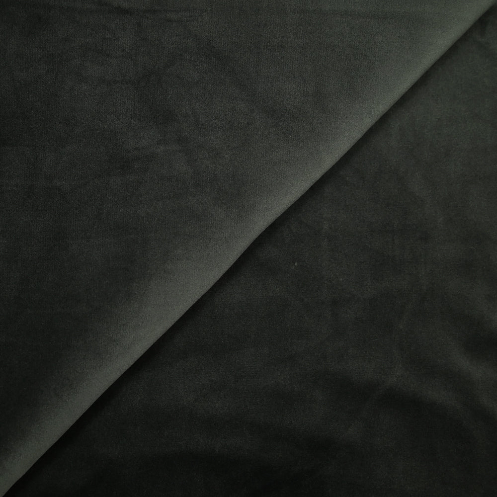 Jersey de velours tout doux gris foncé