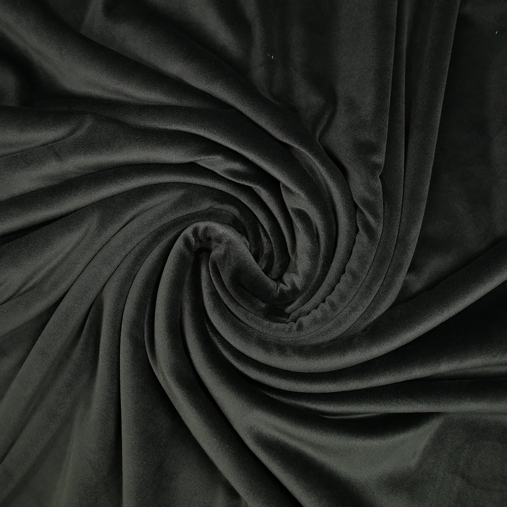 Jersey de velours tout doux gris foncé - Image 2