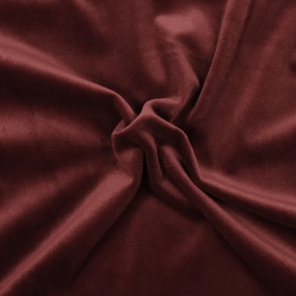 Jersey de velours tout doux lie de vin - Image 3