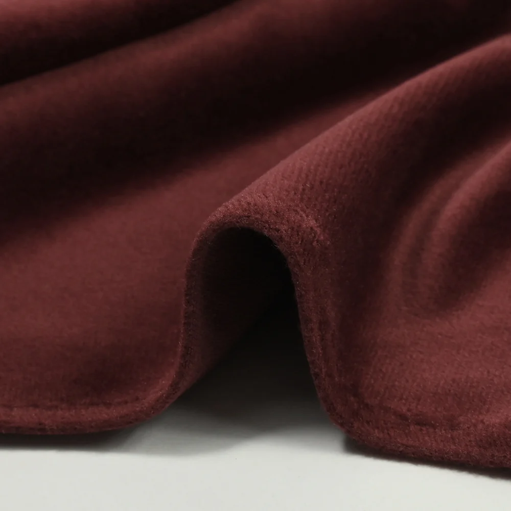 Jersey de velours tout doux lie de vin - Image 5