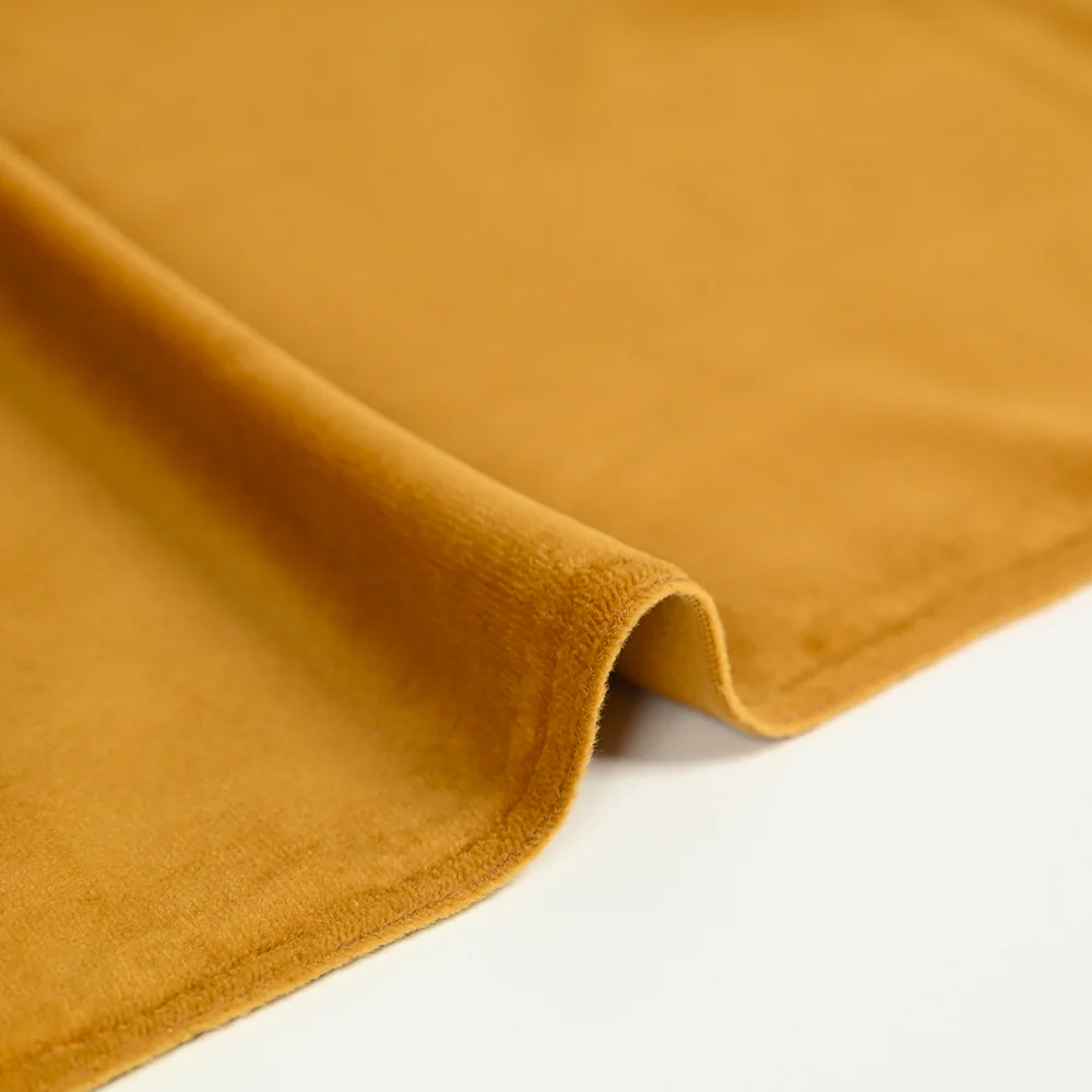 Jersey de velours tout doux ocre - Image 4