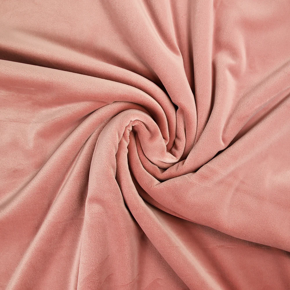 Jersey de velours tout doux rose blush - Image 2