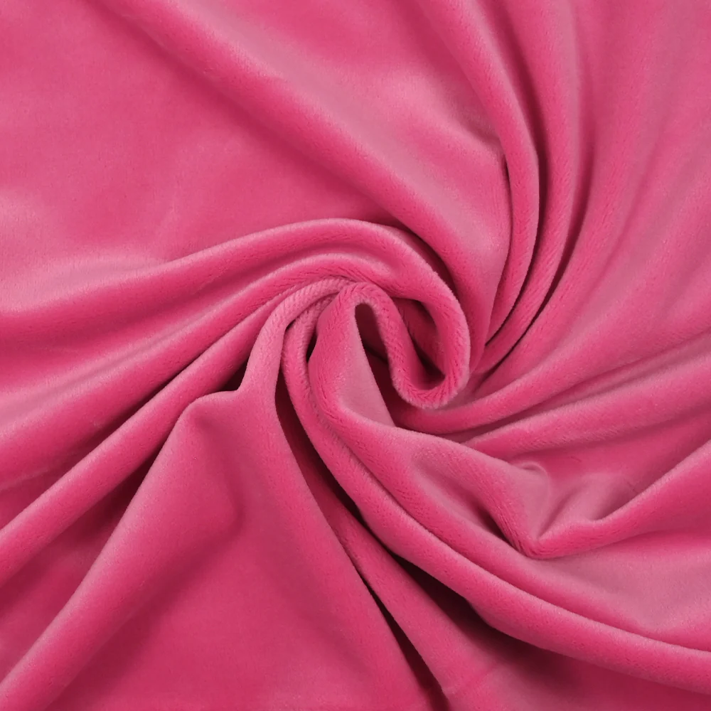 Jersey de velours tout doux rose bonbon - Image 2