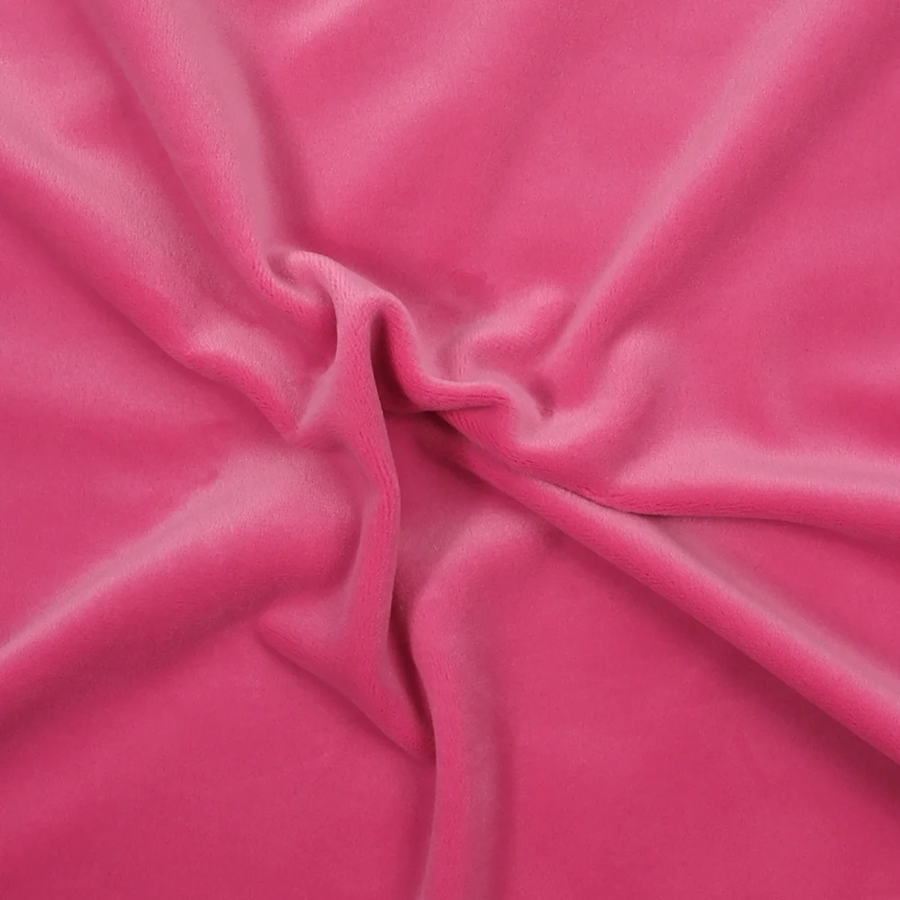 Jersey de velours tout doux rose bonbon - Image 3