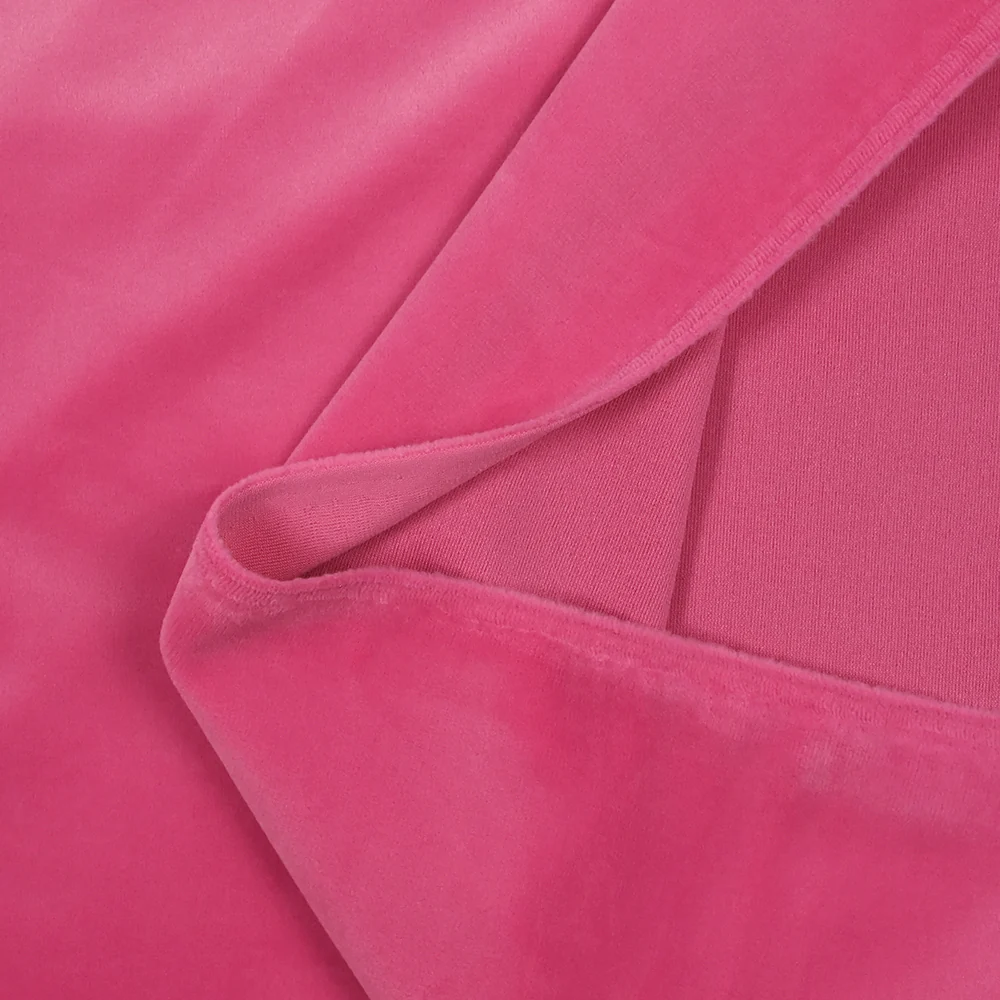 Jersey de velours tout doux rose bonbon - Image 4
