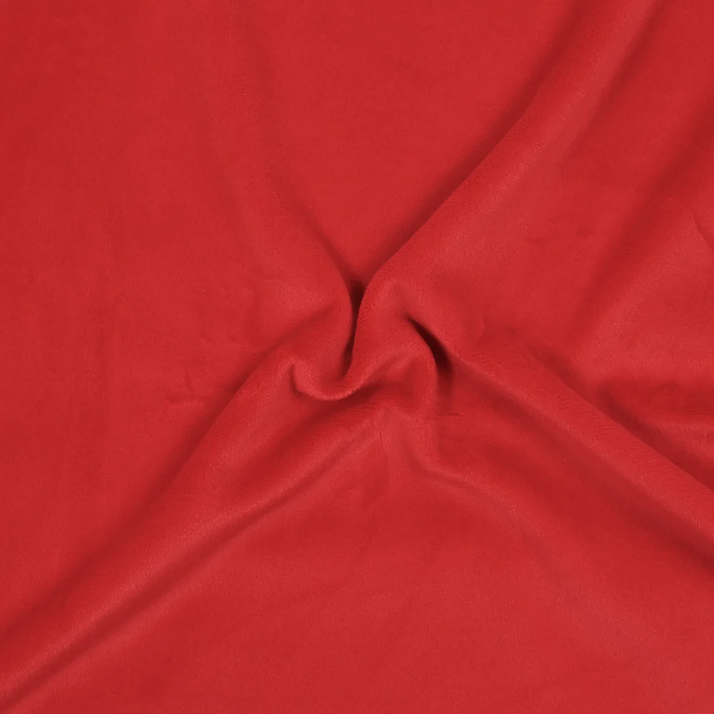 Jersey de velours tout doux rouge - Image 3