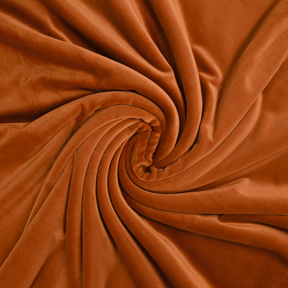 Jersey de velours tout doux rouille - Image 2