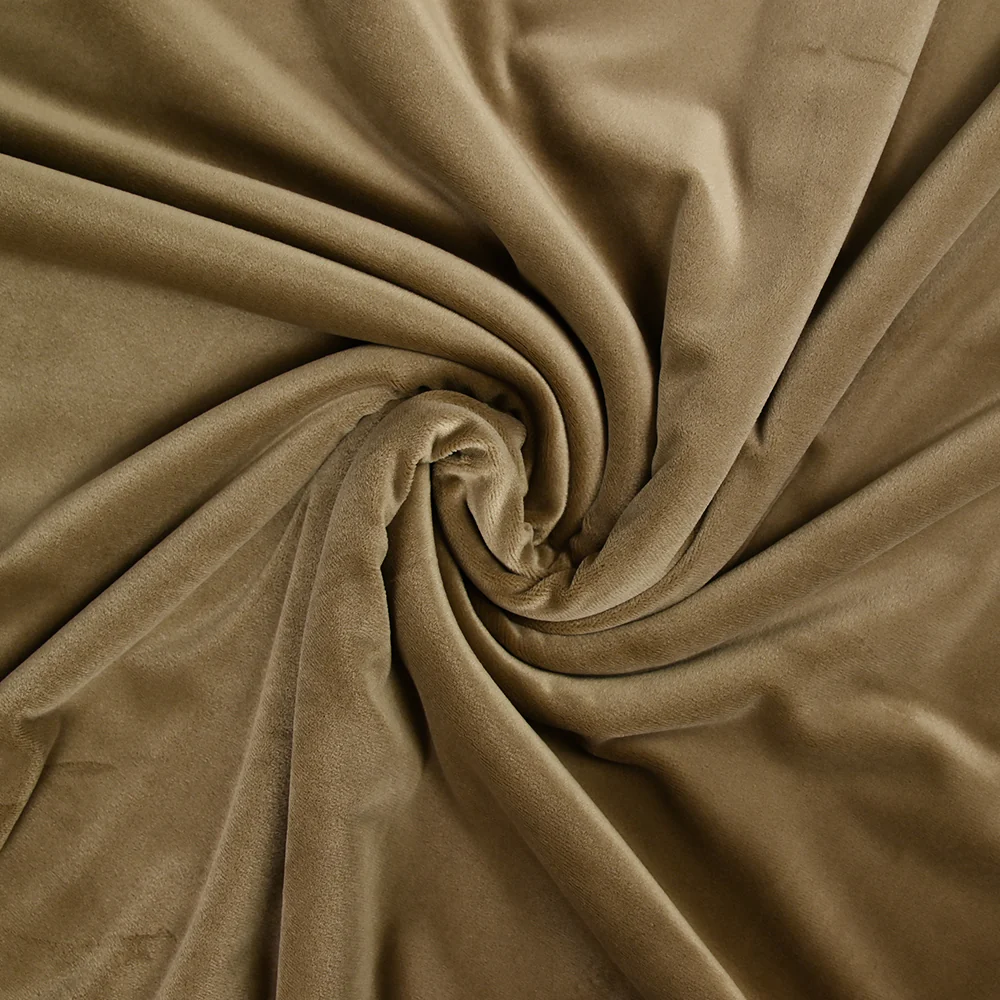 Jersey de velours tout doux taupe - Image 2