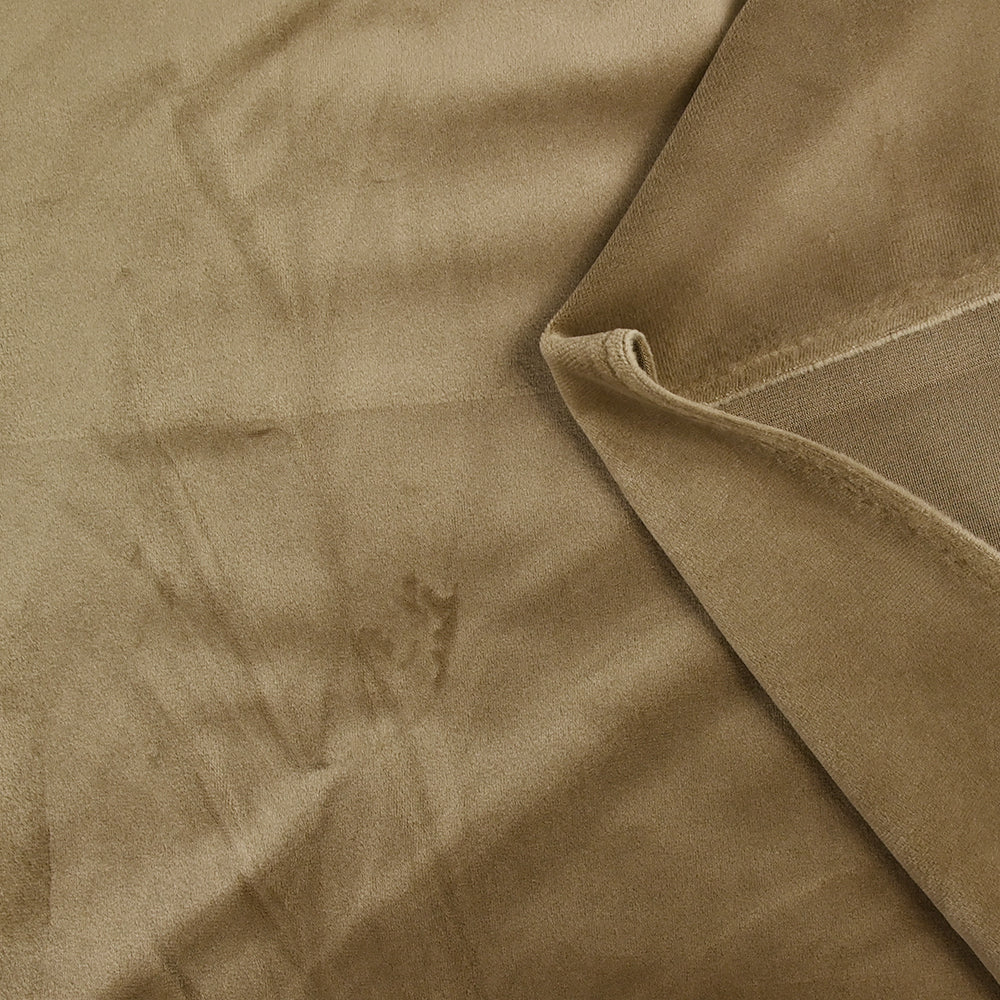Jersey de velours tout doux taupe - Image 3