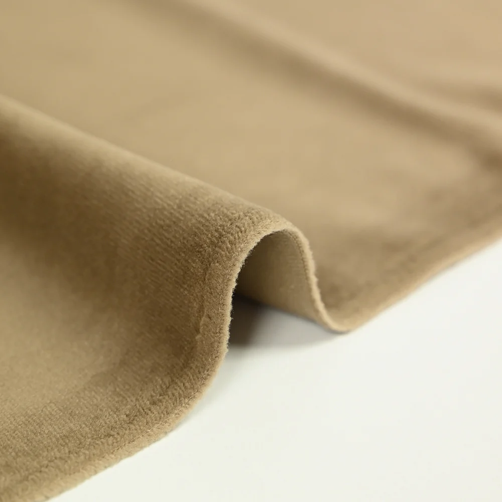 Jersey de velours tout doux taupe - Image 4