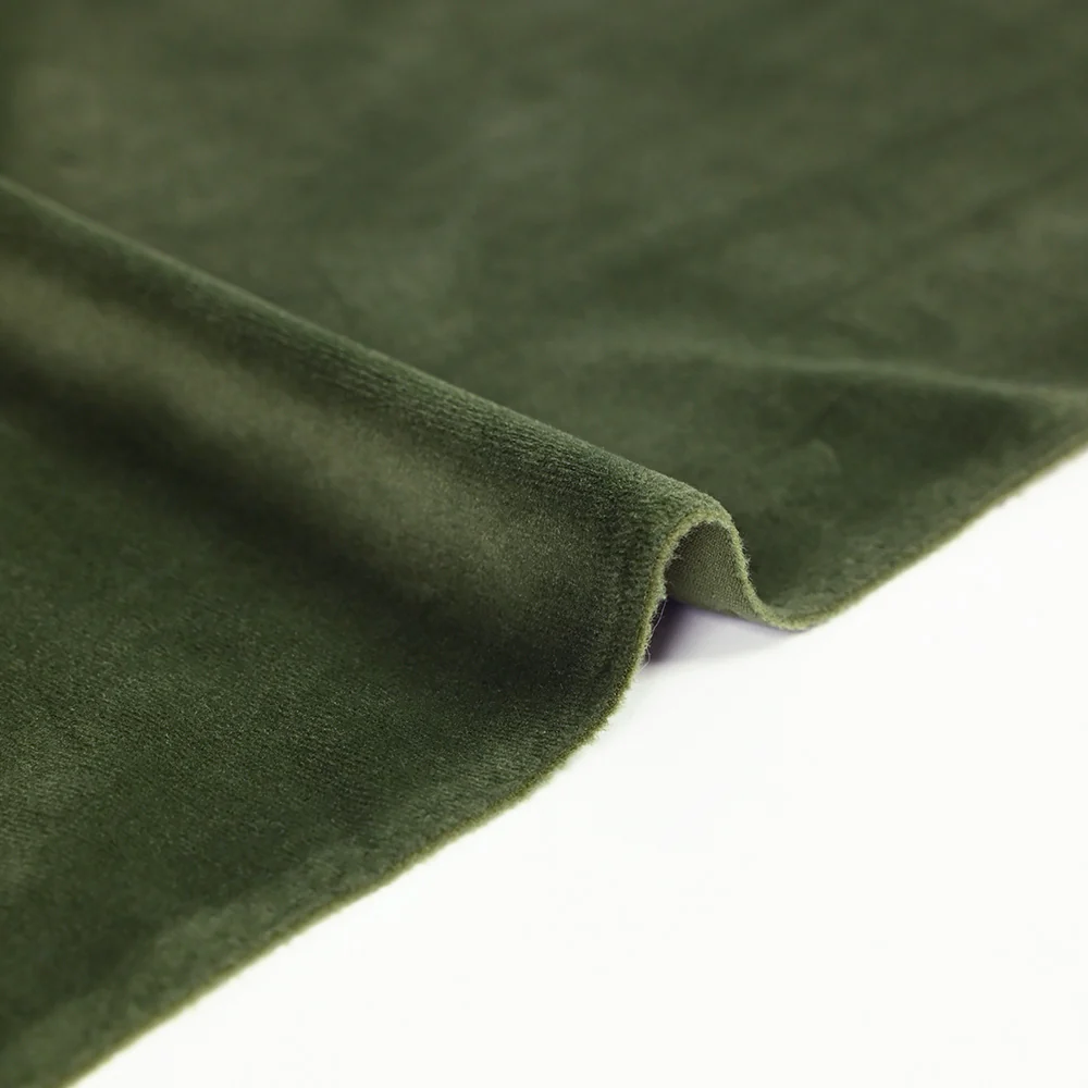 Jersey de velours tout doux vert bouteille - Image 4