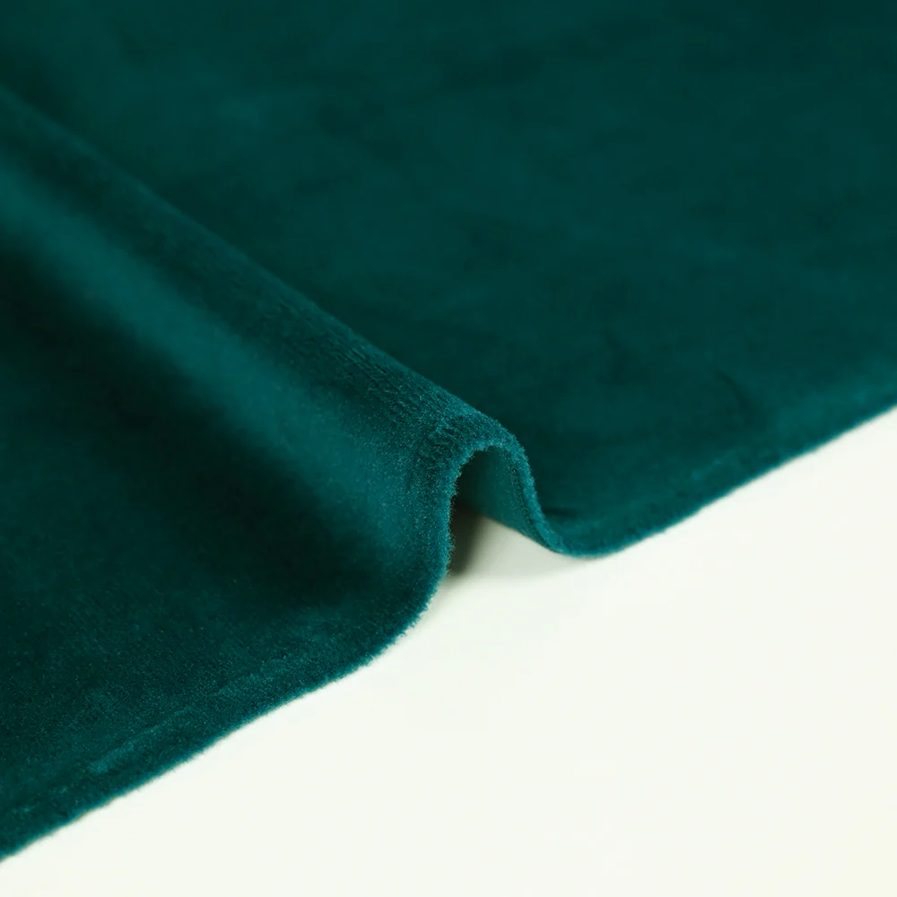 Jersey de velours tout doux vert canard - Image 4