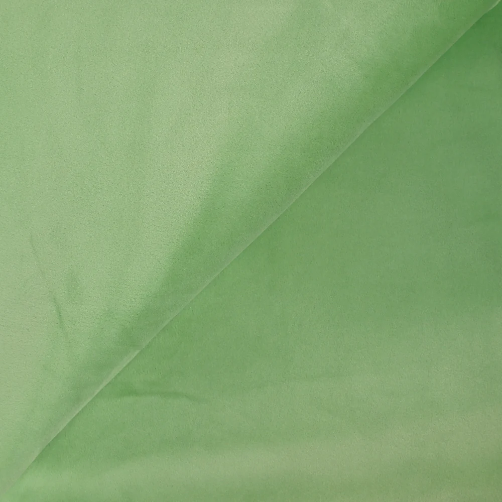 Jersey de velours tout doux vert clair
