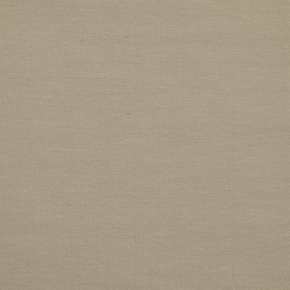 Jersey french terry coton Bio beige clair - Image 3