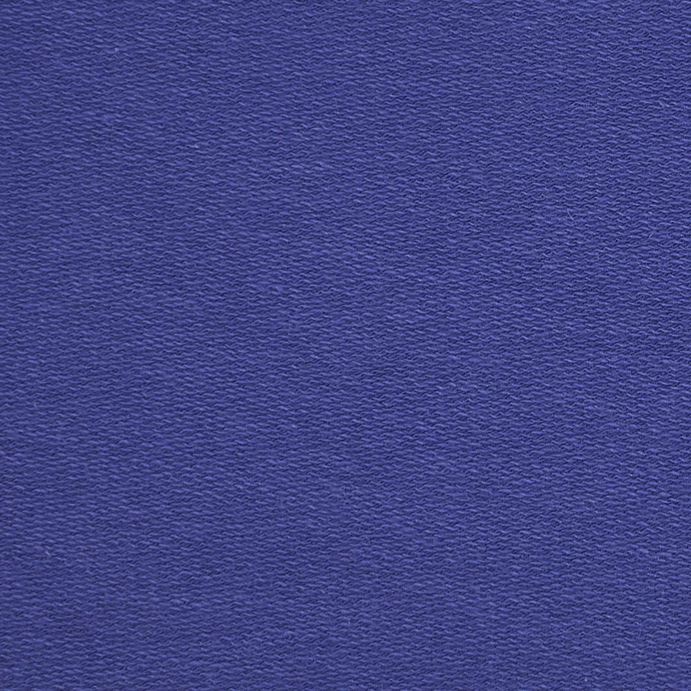 Jersey french terry coton Bio bleu indigo - Image 4