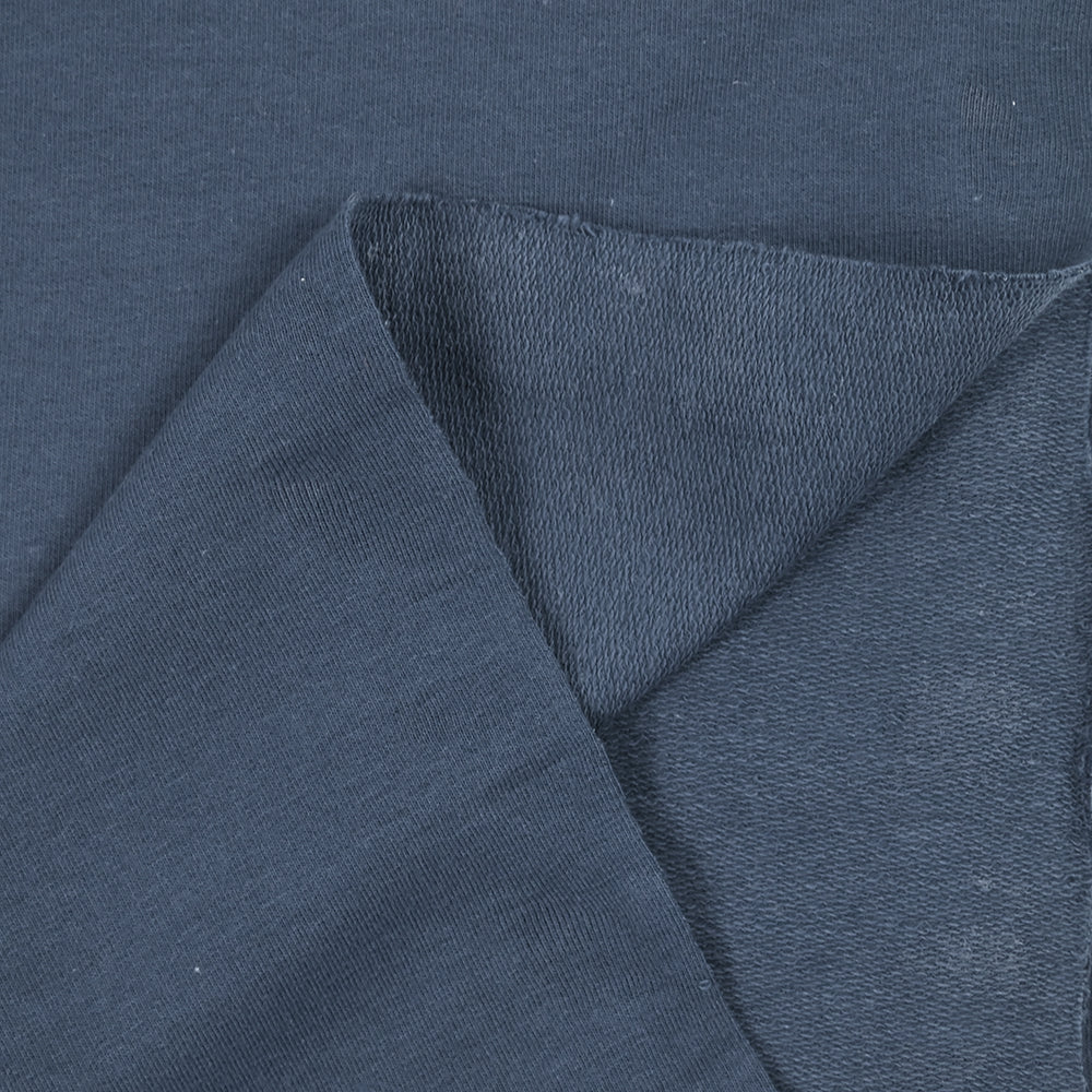 Jersey french terry coton Bio bleu jeans - Image 5