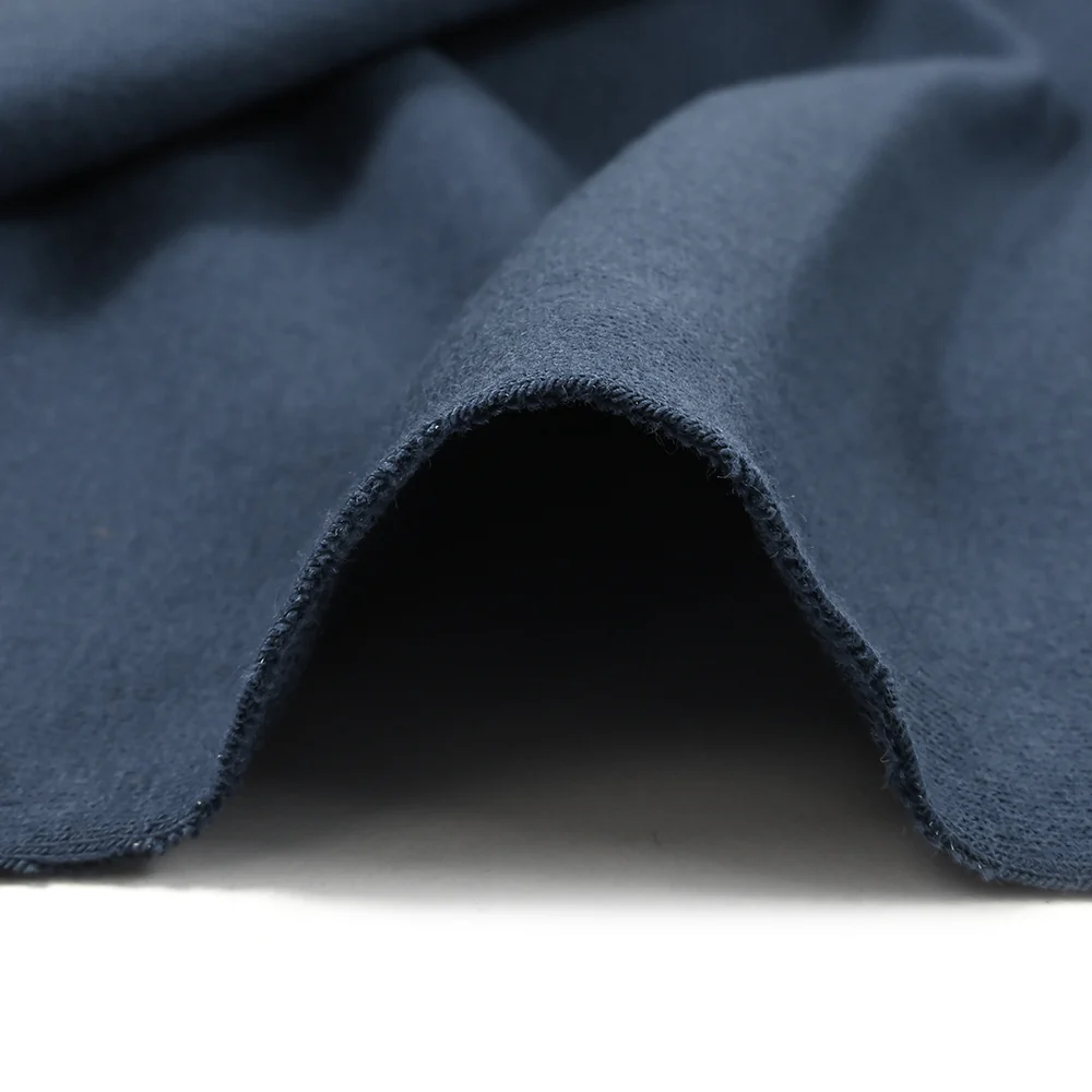 Jersey french terry coton Bio bleu jeans - Image 6