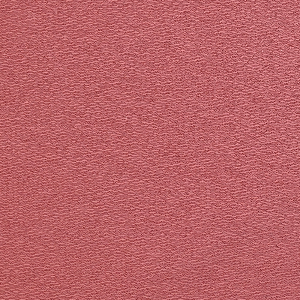 Jersey french terry coton Bio bois de rose - Image 4
