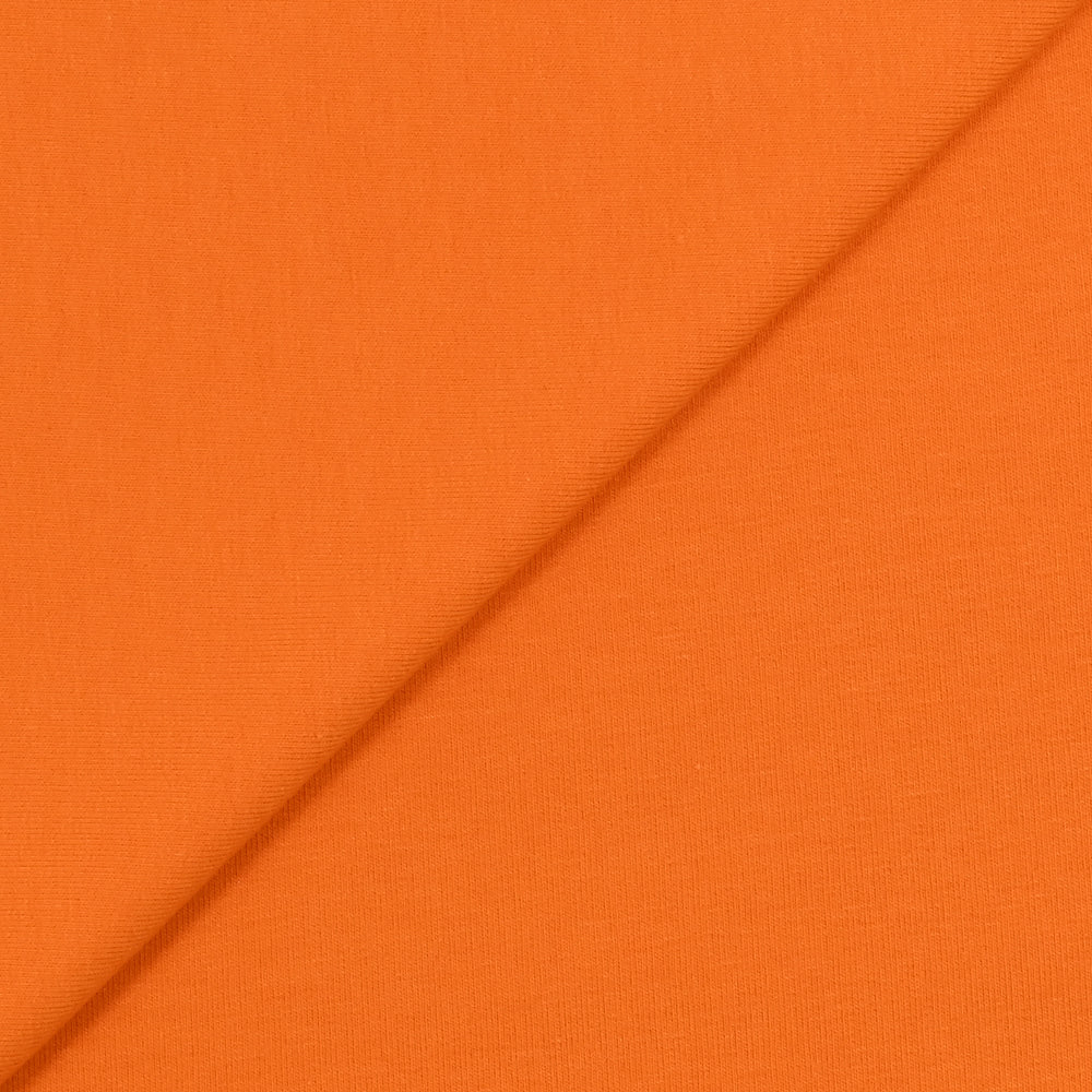 Jersey french terry coton Bio orange