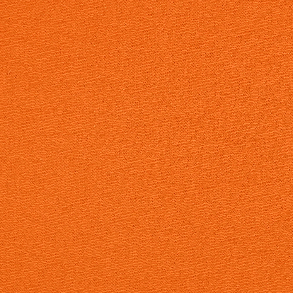 Jersey french terry coton Bio orange - Image 4