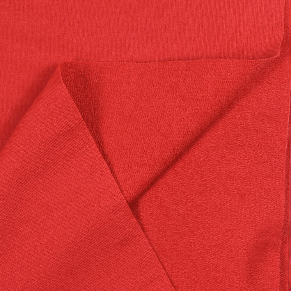 Jersey french terry coton Bio rouge - Image 5