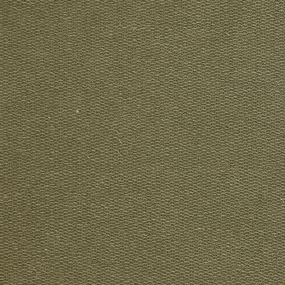 Jersey french terry coton Bio vert olive - Image 4