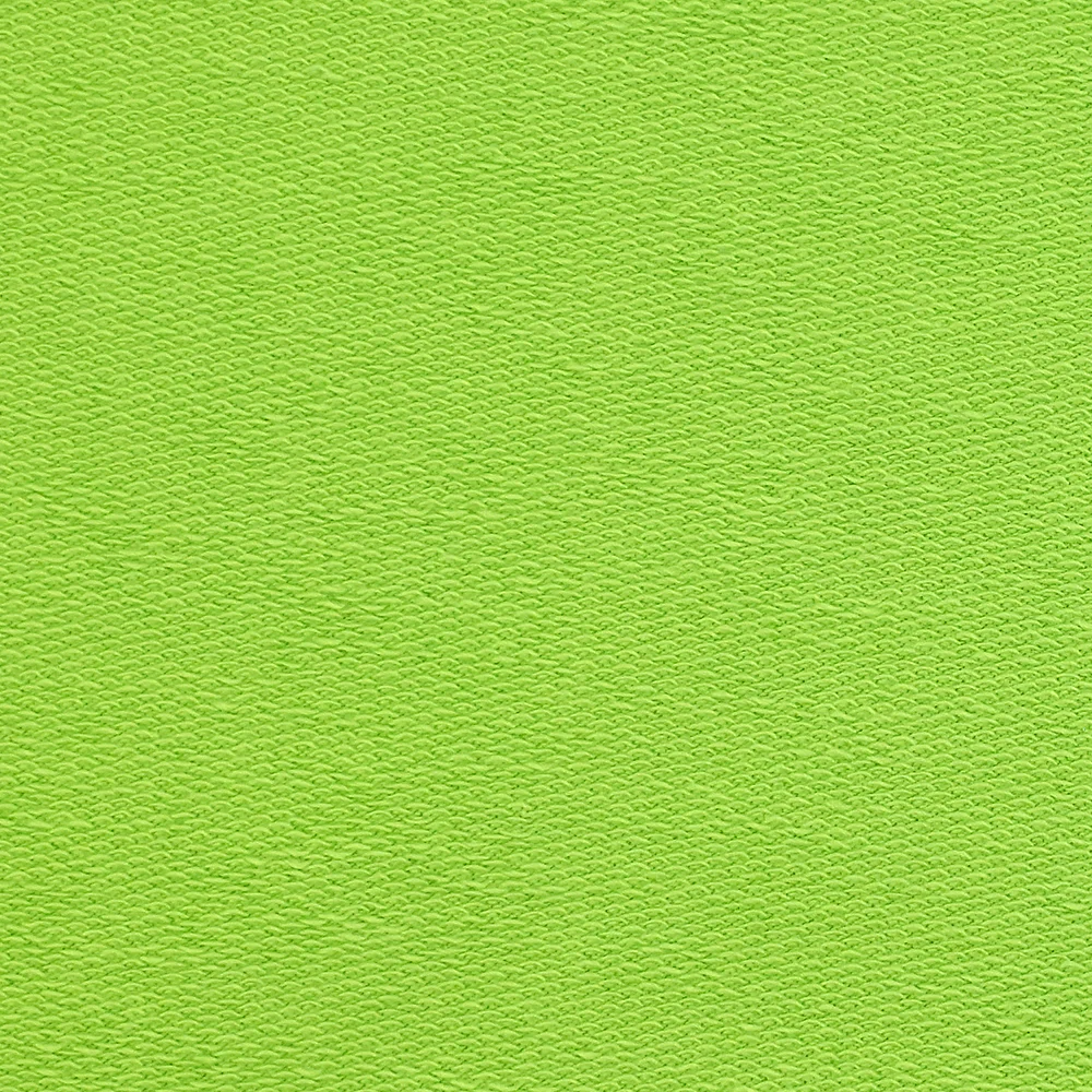 Jersey french terry coton Bio vert pomme - Image 4